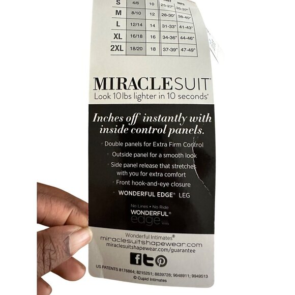 Miraclesuit Womens Extra Firm Control Waist Cincher Warm Beige Size L NWT - Picture 4 of 10
